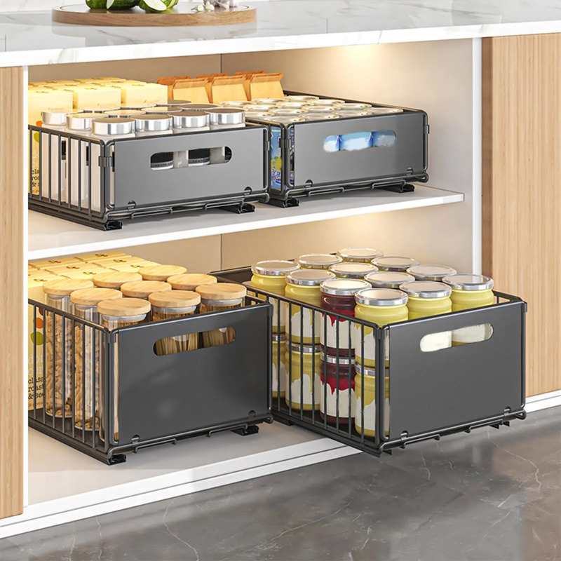 Kitchen Baking Tray Storage - 1 шт. Кухонная выдвижная полка-органайзер с
