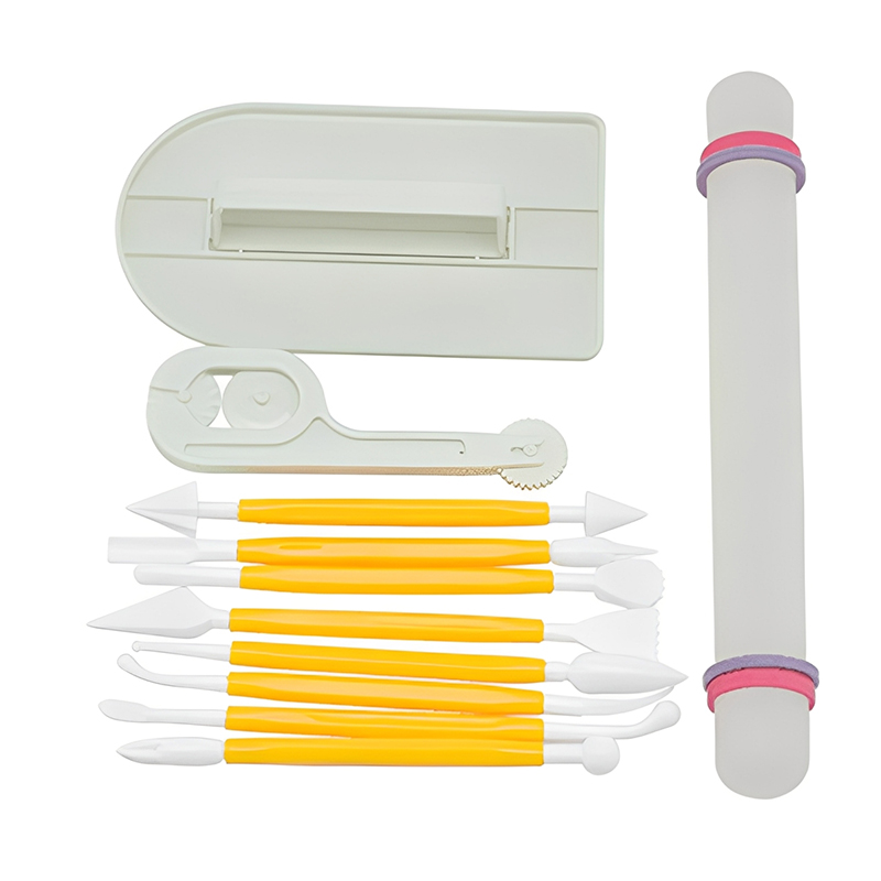 Fondant Smoother Set - 11 шт./компл., инструменты для выпечки, скребок