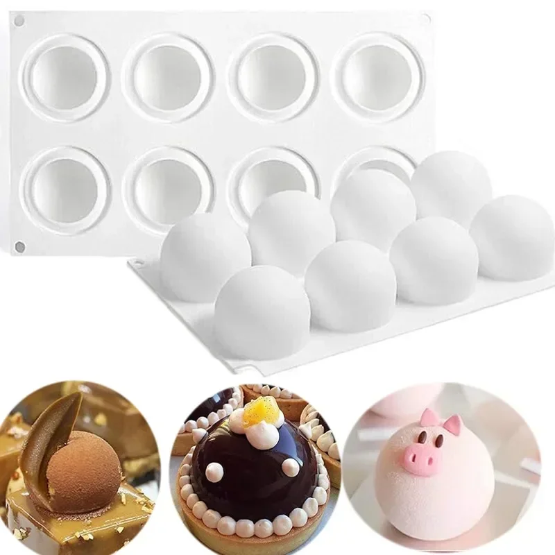 Kitchen Baking Utensil - 3D сферическая силиконовая форма для мусса,