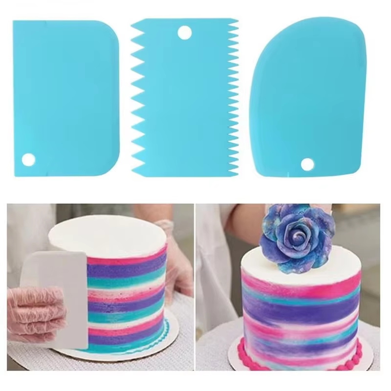 Fondant Smoother Set - Набор из 3-х скребков-выравнивателей для крема
