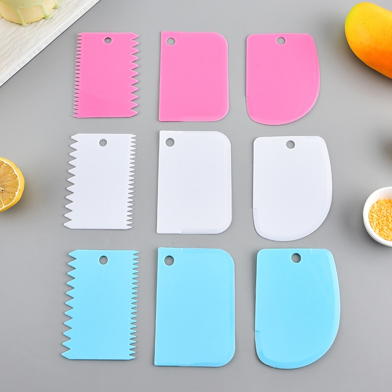 Fondant Smoother Set - 3 шт./лот скребок для крема более