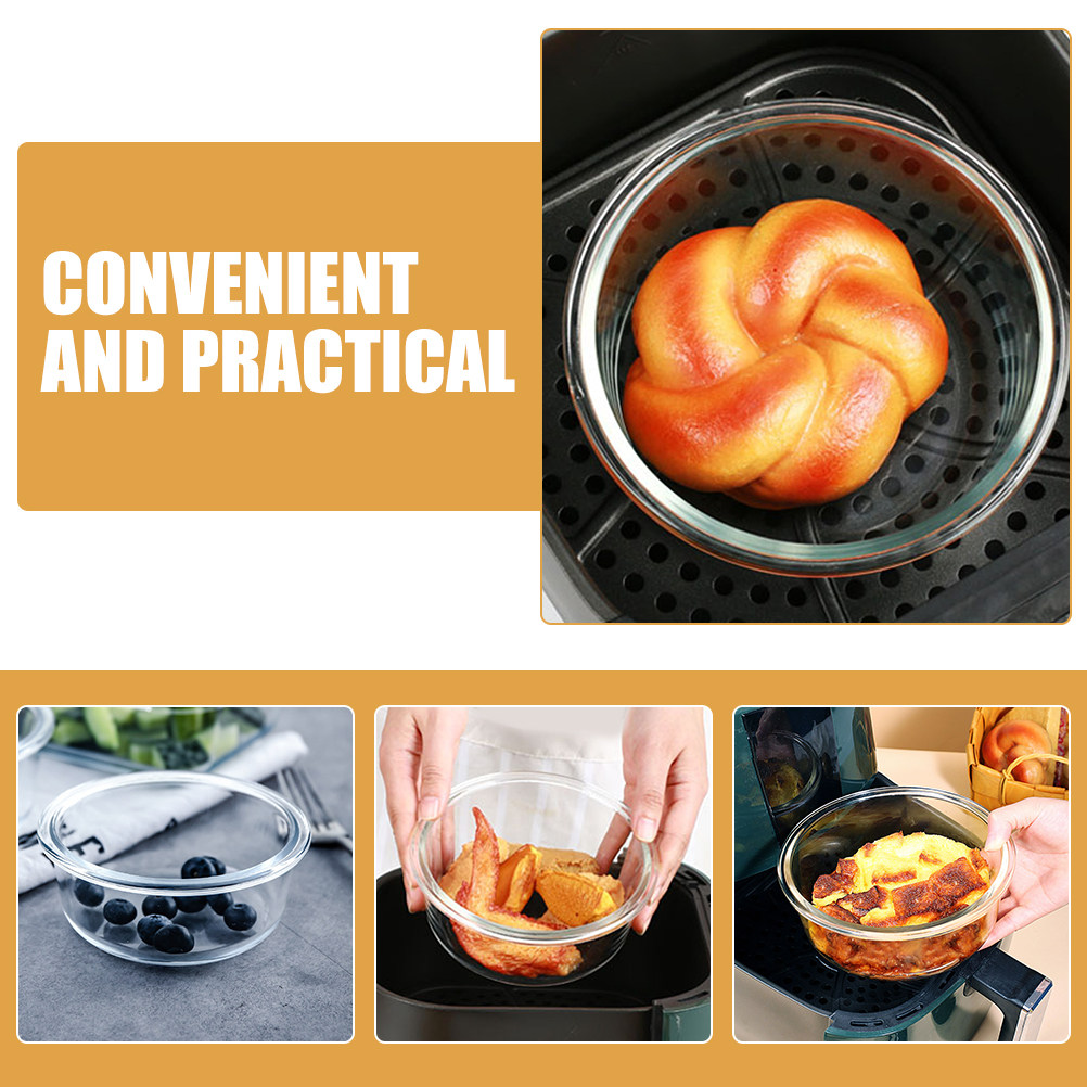 Kitchen Baking Bowls - 2 шт. термостойких стеклянных мисок для