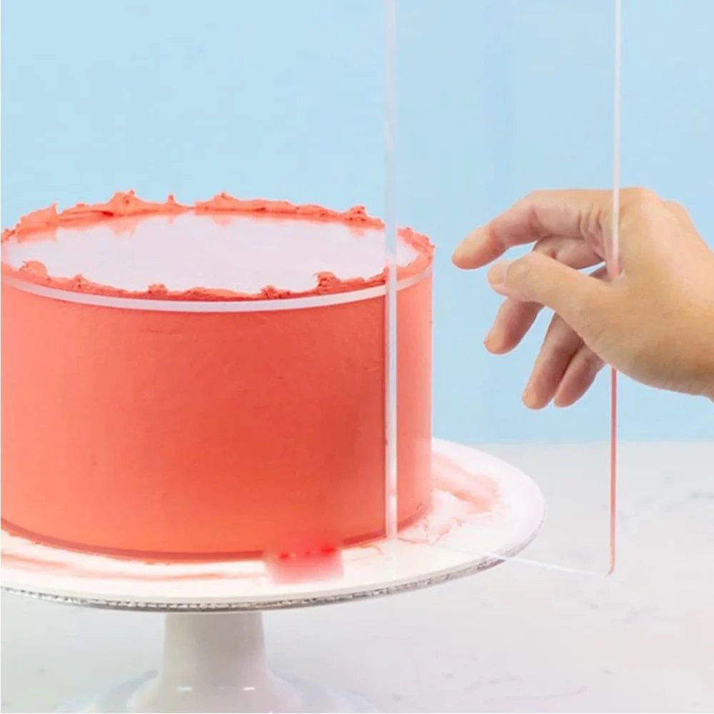 Fondant Smoother Set - Акриловый скребок для торта, 4 размера