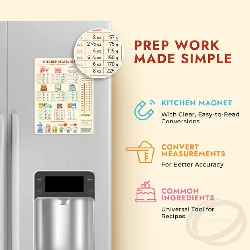 Кухонная таблица преобразовани – обзор и цена Kitchen Baking Conversion Chart