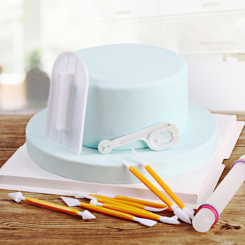 11 шт./компл., инструменты для – обзор и цена Fondant Smoother Set
