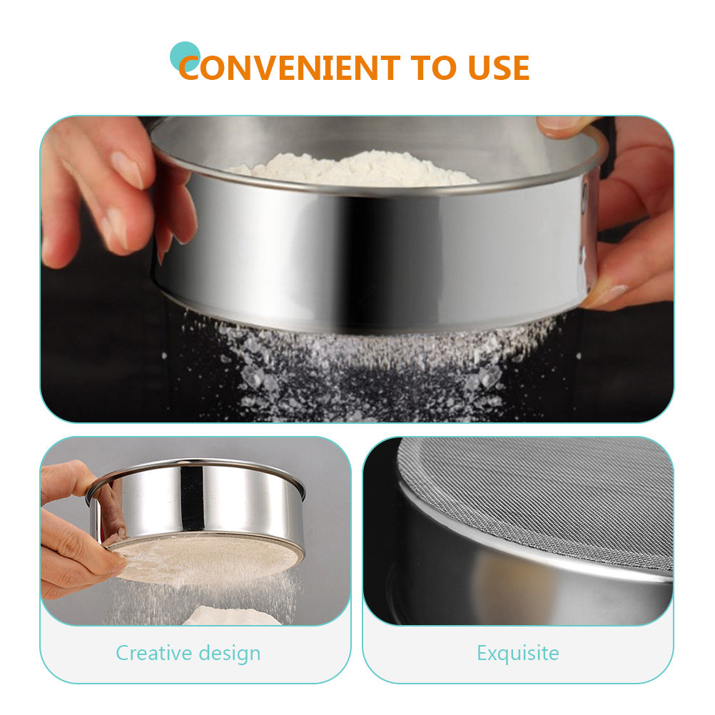 Набор из 3 сит для муки из нер – обзор и цена Kitchen Baking Utensil
