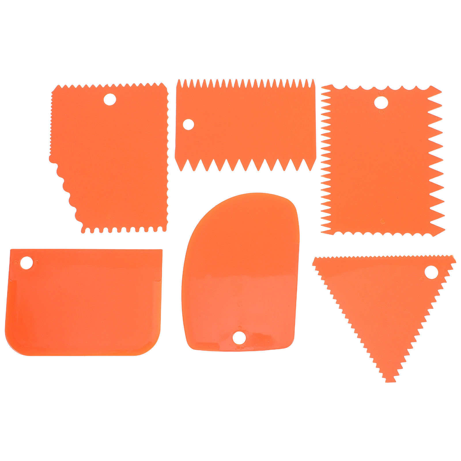 Набор из 6 штук: скребки для т – обзор и цена Fondant Smoother Set