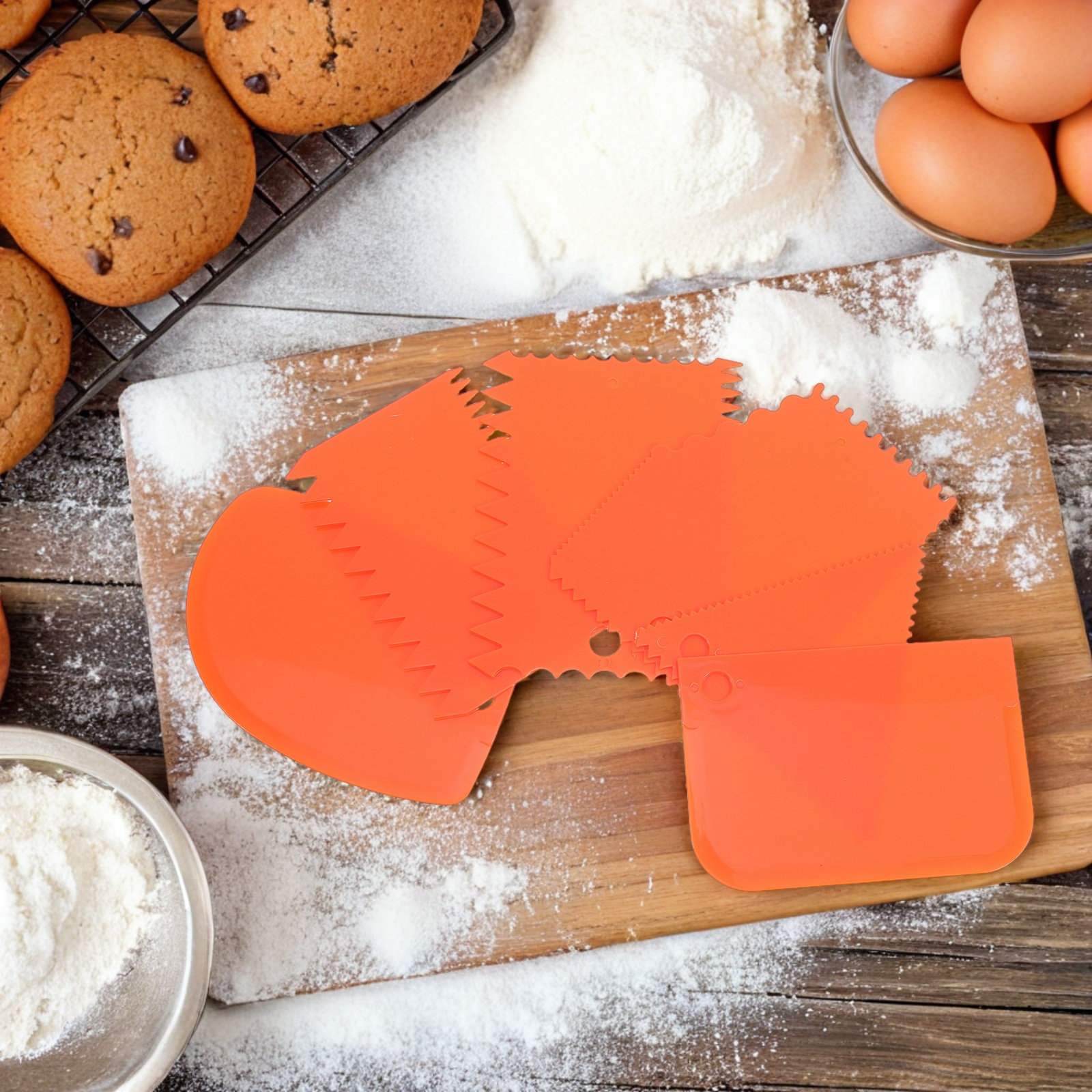 Набор из 6 штук: скребки для т – обзор и цена Fondant Smoother Set