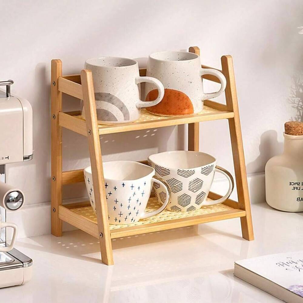 Двухуровневая бамбуковая полка – обзор и цена Kitchen Zo
