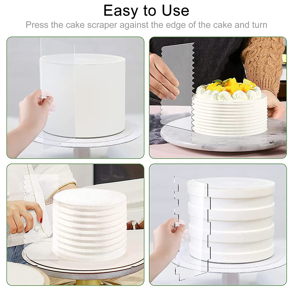 4/6 шт. акриловый набор расчес – обзор и цена Fondant Smoother Set