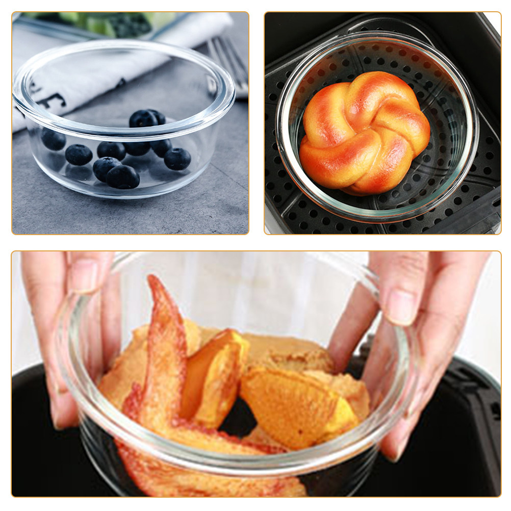 2 шт. термостойких стеклянных  – обзор и цена Kitchen Baking Bowls