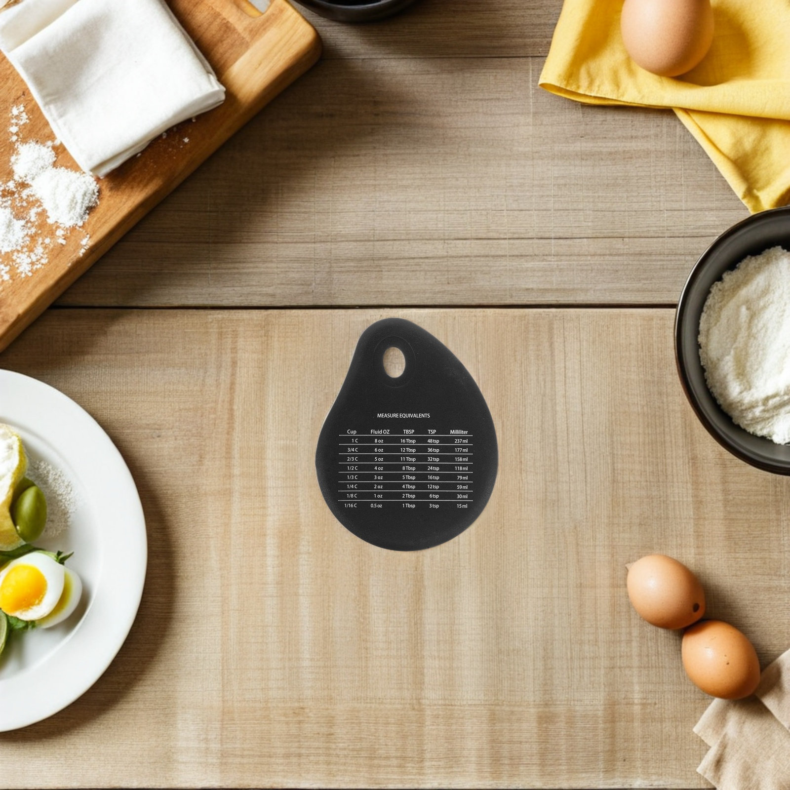 Набор из 4 силиконовых скребко – обзор и цена Kitchen Baking Conversion Chart