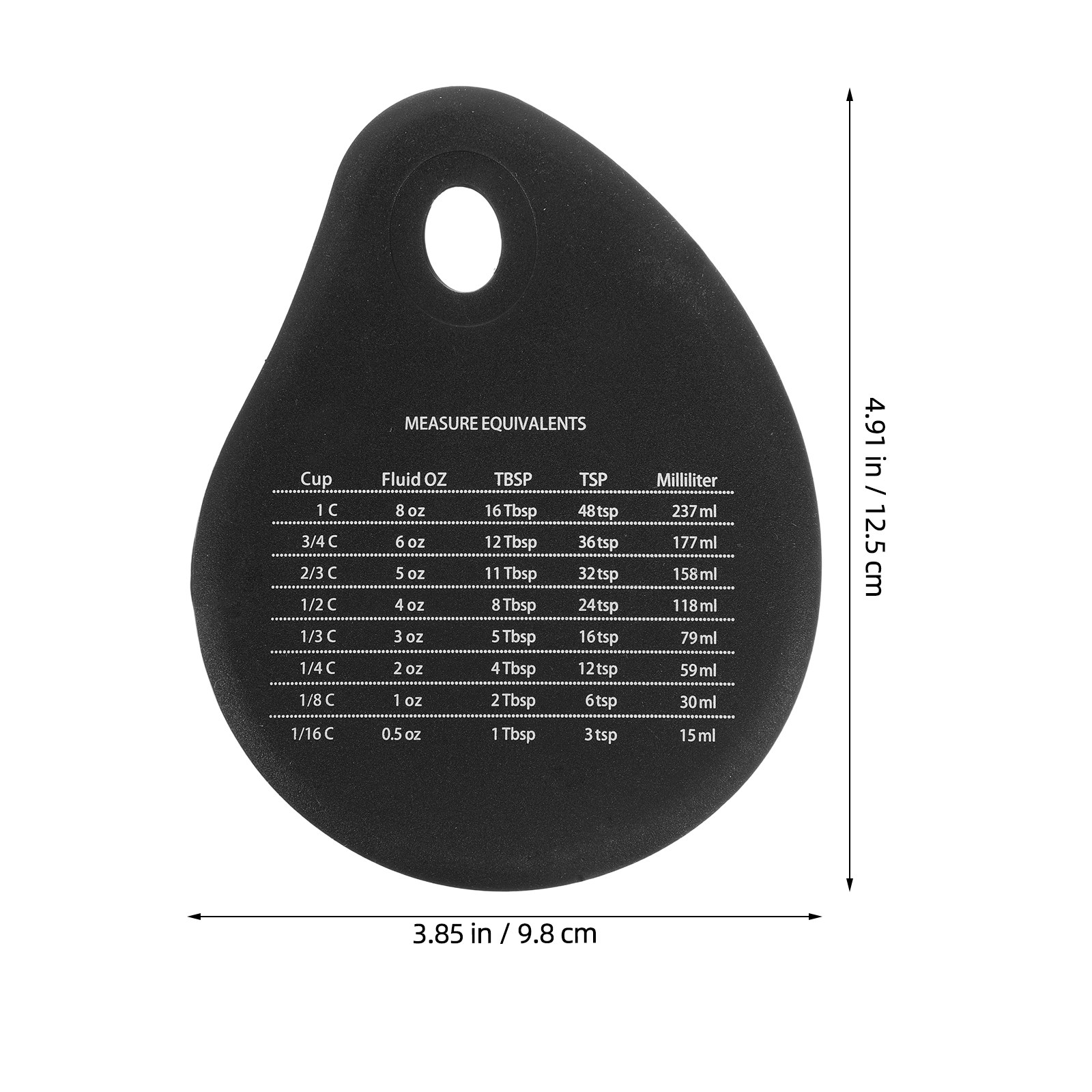 Набор из 4 силиконовых скребко – обзор и цена Kitchen Baking Conversion Chart