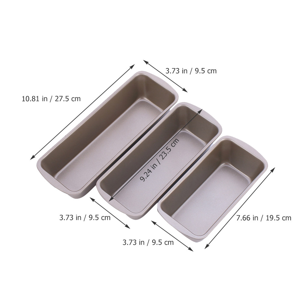 3 шт. прямоугольных формы для  – обзор и цена Kitchen Baking Pans