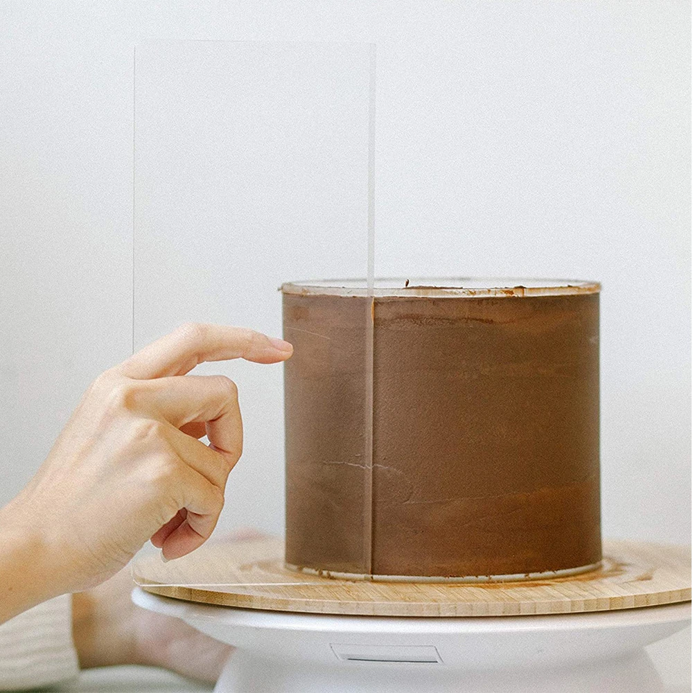 Акриловый скребок для торта, 4 – обзор и цена Fondant Smoother Set