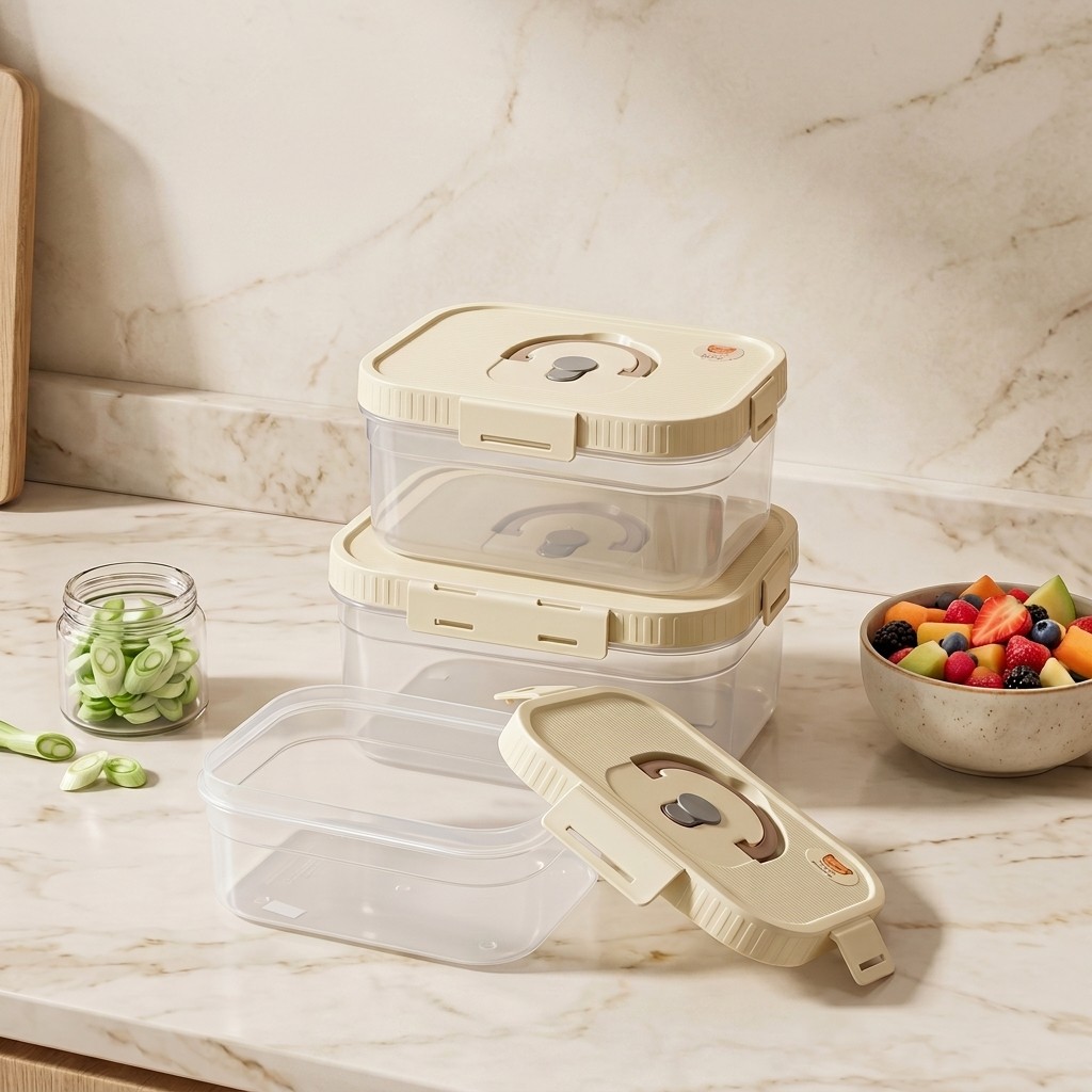 Прозрачный пластиковый контейн – обзор и цена Kitchen Baking Tray Storage