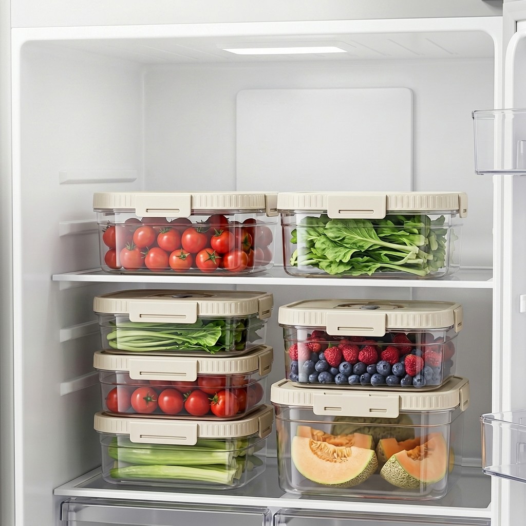 Прозрачный пластиковый контейн – обзор и цена Kitchen Baking Tray Storage